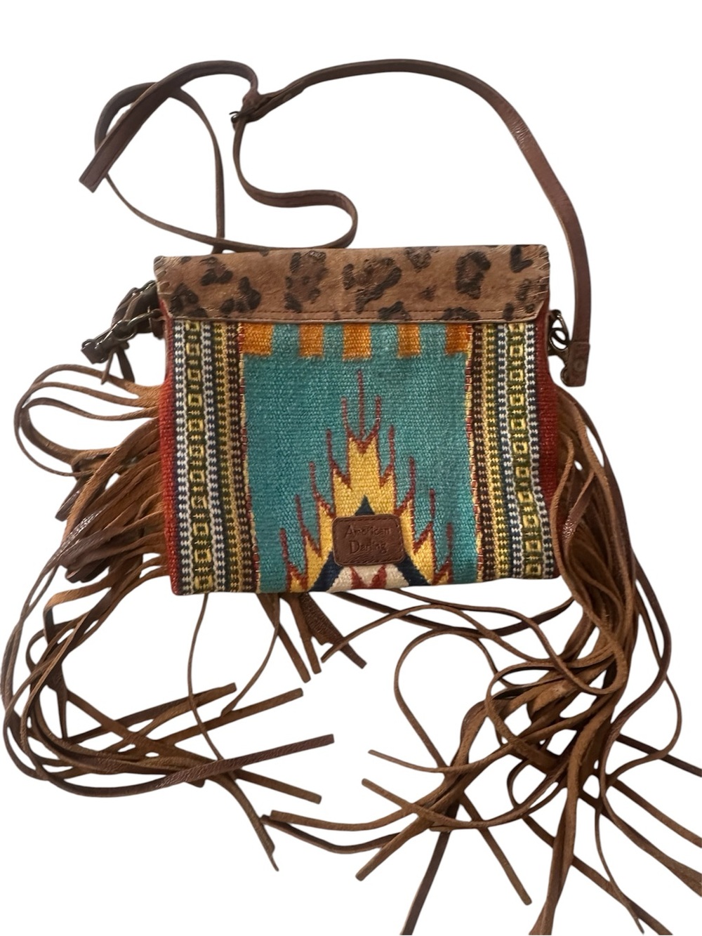 American Darling serape cheetah print cowhide and serape